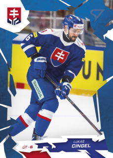 2026 Hokejové Slovensko - Lukáš CINGEL č. 18 Blue