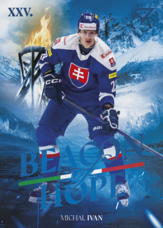 2026 Hokejové Slovensko - Michal IVAN č. BH-10 Beacon of Hope