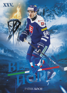 2026 Hokejové Slovensko - Patrik KOCH č. BH-11 Beacon of Hope