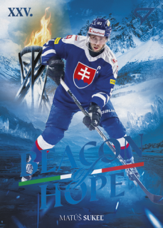 2026 Hokejové Slovensko - Matúš SUKEĽ č. BH-25 Beacon of Hope