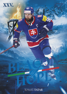 2026 Hokejové Slovensko - Tomáš TATAR č. BH-27 Beacon of Hope