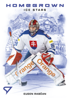 2026 Hokejové Slovensko - Eugen RABČAN č. HS-03 Homegrown Ice Stars