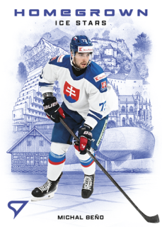 2026 Hokejové Slovensko - Michal BEŇO č. HS-04 Homegrown Ice Stars