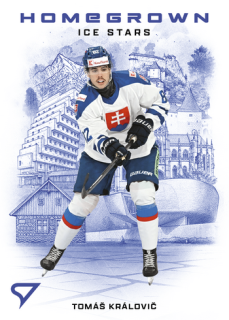 2026 Hokejové Slovensko - Tomáš KRÁLOVIČ č. HS-08 Homegrown Ice Stars