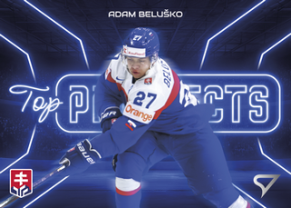 2026 Hokejové Slovensko - Adam BELUŠKO č. TP-05 Top Prospects