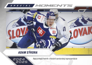 2026 Hokejové Slovensko - Adam SÝKORA č. SM-34 Special Moments