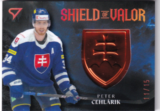 2026 Hokejové Slovensko - Peter CEHLÁRIK č. SV-CE Shield of Valor 11/15