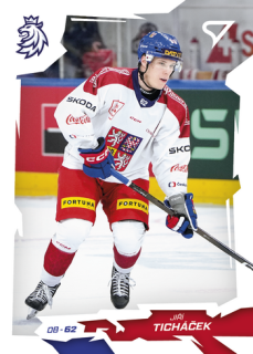 2026 Hokejové Česko - Jiří TICHÁČEK č. 22