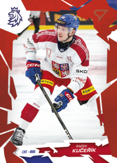 2026 Hokejové Česko - Radek KUČEŘÍK č. 15 Red