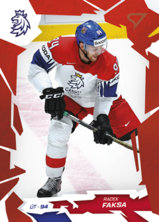 2026 Hokejové Česko - Radek FAKSA č. 27 Red