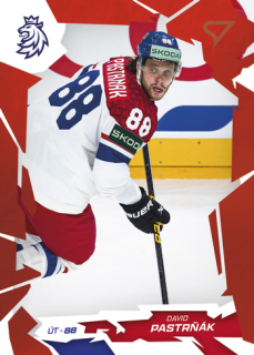 2026 Hokejové Česko - David PASTRŇÁK č. 44 Red