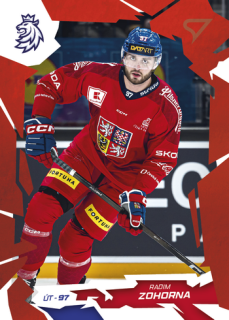 2026 Hokejové Česko - Radim ZOHORNA č. 54 Red