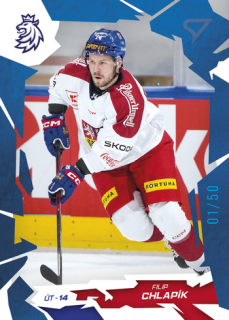 2026 Hokejové Česko - Filip CHLAPÍK č. 31 Blue x/50
