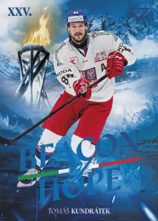 2026 Hokejové Česko - Tomáš KUNDRÁTEK č. BH-09 Beacon of Hope