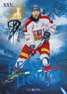 2026 Hokejové Česko - Jan RUTTA č. BH-10 Beacon of Hope