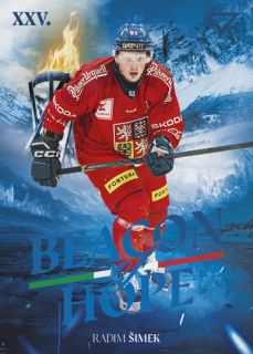 2026 Hokejové Česko - Radim ŠIMEK č. BH-11 Beacon of Hope