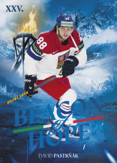 2026 Hokejové Česko - David PASTRŇÁK č. BH-24 Beacon of Hope