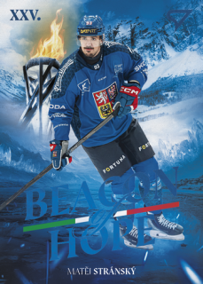 2026 Hokejové Česko - Matěj STRÁNSKÝ č. BH-26 Beacon of Hope
