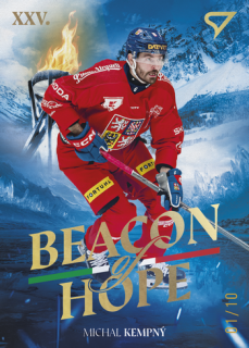 2026 Hokejové Česko - Michal KEMPNÝ č. BH-08 Beacon of Hope Gold x/10