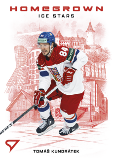 2026 Hokejové Česko - Tomáš KUNDRÁTEK č. HS-09 Homegrown Ice Stars