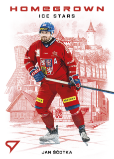 2026 Hokejové Česko - Jan ŠČOTKA č. HS-11 Homegrown Ice Stars