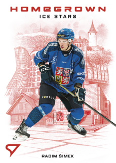 2026 Hokejové Česko - Radim ŠIMEK č. HS-12 Homegrown Ice Stars