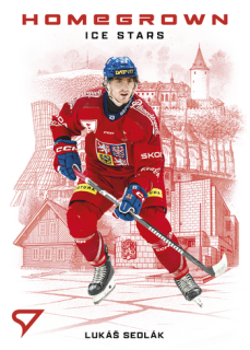 2026 Hokejové Česko - Lukáš SEDLÁK č. HS-25 Homegrown Ice Stars