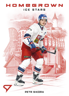 2026 Hokejové Česko - Petr SIKORA č. HS-26 Homegrown Ice Stars