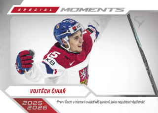 2026 Hokejové Česko - Vojtěch ČIHAŘ č. SM-24 Special Moments