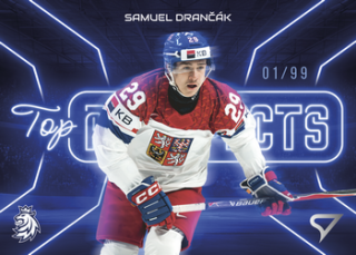 2026 Hokejové Česko - Samuel DRANČÁK č. TP-19 Top Prospects Blue x/99