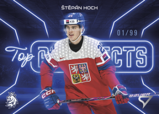 2026 Hokejové Česko - Štěpán HOCH č. TP-22 Top Prospects Blue x/99