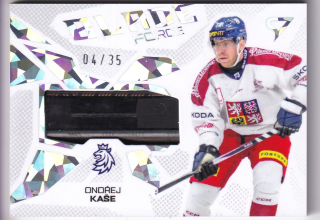 2026 Hokejové Česko - Ondřej KAŠE č. BF-OH Blade Force Silver 04/35