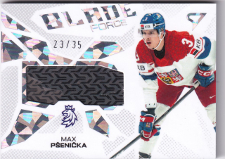 2026 Hokejové Česko - Max PŠENIČKA č. BF-MP Blade Force Silver 23/35