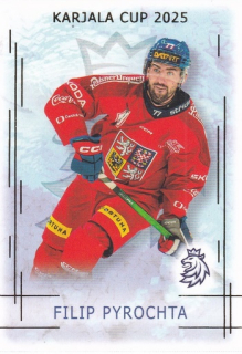 25-26 Český hokej - Filip PYROCHTA č. KC-19 Gold x/50