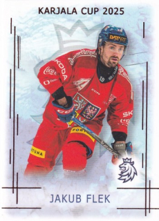 25-26 Český hokej - Jakub FLEK č. KC-5 Red x/12