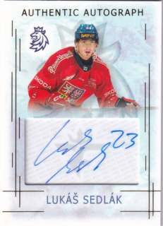 25-26 Český hokej - Lukáš SEDLÁK č. KC-AA20 Autograph 15/17