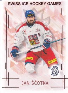25-26 Český hokej - Jan ŠČOTKA č. SHG-22 Red x/12
