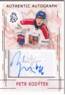 25-26 Český hokej - Petr KODÝTEK č. SHG-AA4 Autograph 14/17