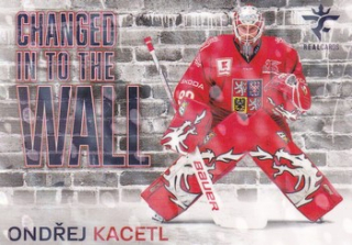 25-26 Český hokej - Ondřej KACETL č. CHW-5 Changed in to the Wall Red x/25