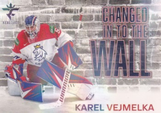 25-26 Český hokej - Karel VEJMELKA č. CHW-8 Changed in to the Wall Gold x/25