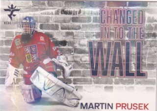25-26 Český hokej - Martin PRUSEK č. CHW-25 Changed in to the Wall Gold x/25