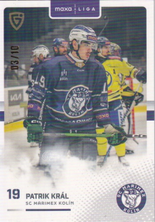 25-26 GOAL Cards - Patrik KRÁL č. KOL-19 Parallel x/10