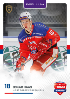 25-26 GOAL Cards - Oskar HAAS č. POR-22