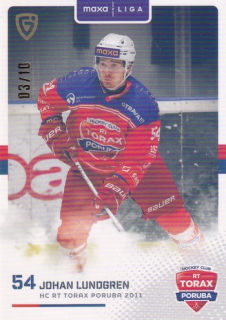 25-26 GOAL Cards - Johan LUNDGREN č. POR-26 Parallel x/10