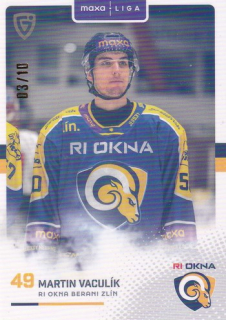 25-26 GOAL Cards - Martin VACULÍK č. ZLI-41 Parallel x/10