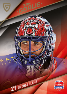 25-26 GOAL Cards - Ondřej BLÁHA č. TG-18 Team Goalie
