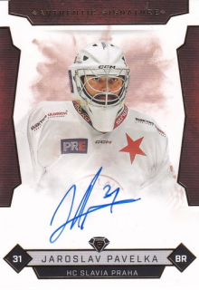 25-26 GOAL Cards - Jaroslav PAVELKA č. SLA-1 Authentic Signature 10/25