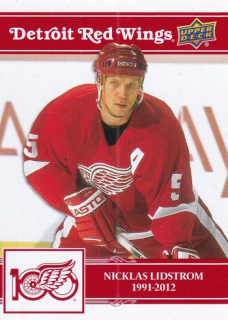 25-26 Detroit 100 Years - Nicklas LIDSTROM č. 1