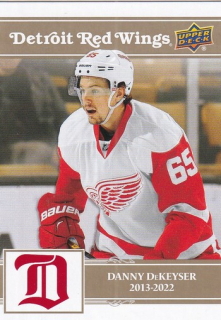 25-26 Detroit 100 Years - Danny DeKEYSER č. 11 Gold