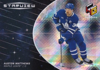 25-26 UD Extended - Auston MATTHEWS č. HSW-9 HoloGrFX Starview